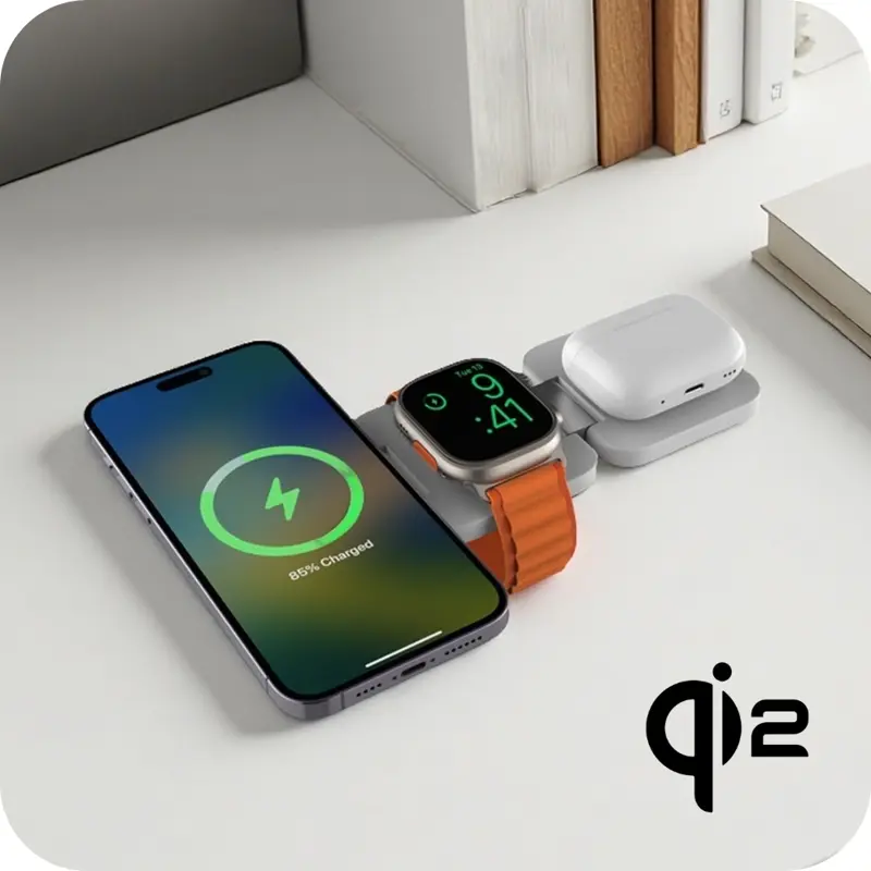 Qi2 3in1 MagSafe charger