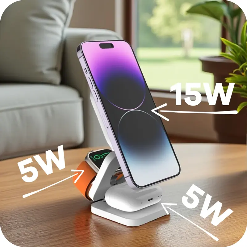 Qi2 3in1 MagSafe charger