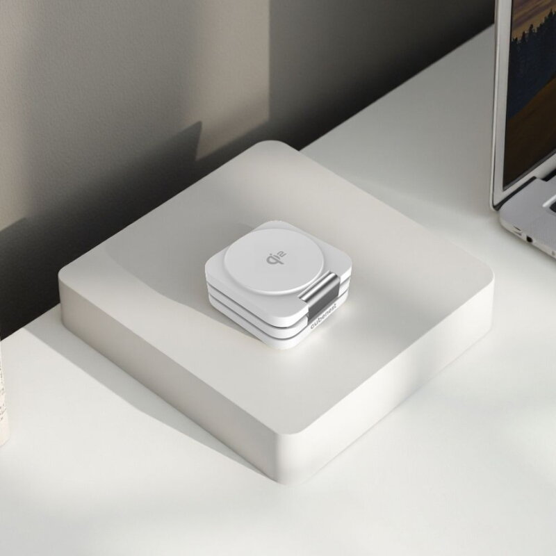 Cubenest Qi2 3in1 Foldable Magnetic Wireless Charger EQ310 white