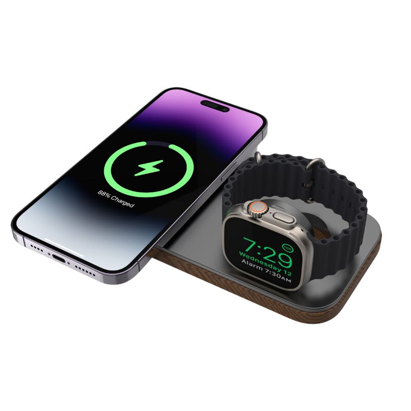 Cubenest 2in1 Magnetic Wireless Charger K200 grey