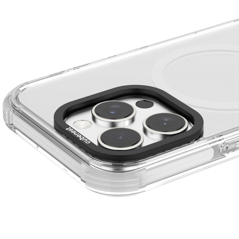 Cubenest iPhone 15 Pro Case MagPro Strong Guard white