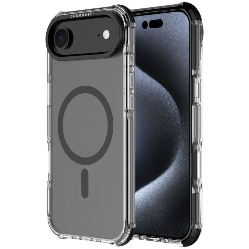 Cubenest iPhone 17 Air Case MagPro Strong Guard black