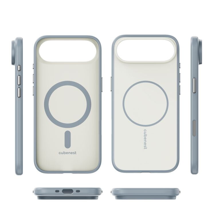 Cubenest iPhone 17 Air Case MagSafe compatible matte beige