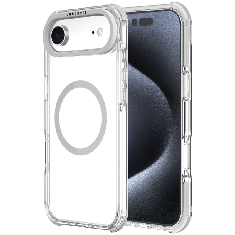 Cubenest iPhone 17 Air Case MagPro Strong Guard white
