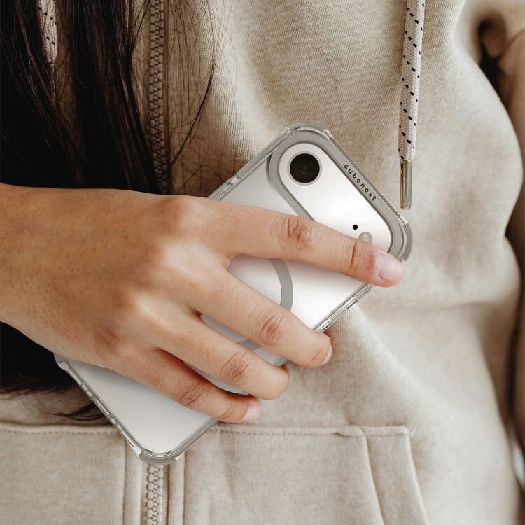 Cubenest iPhone 17 Air Case MagPro Strong Guard white