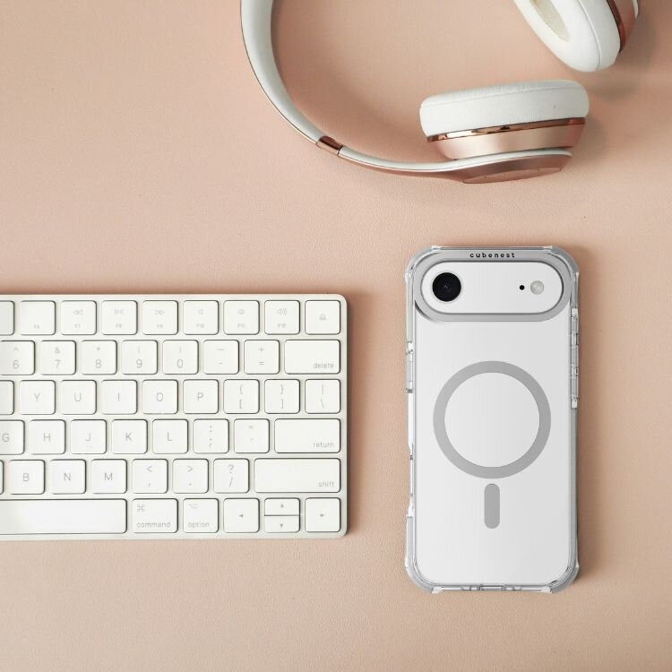 Cubenest iPhone 17 Air Case MagPro Strong Guard white