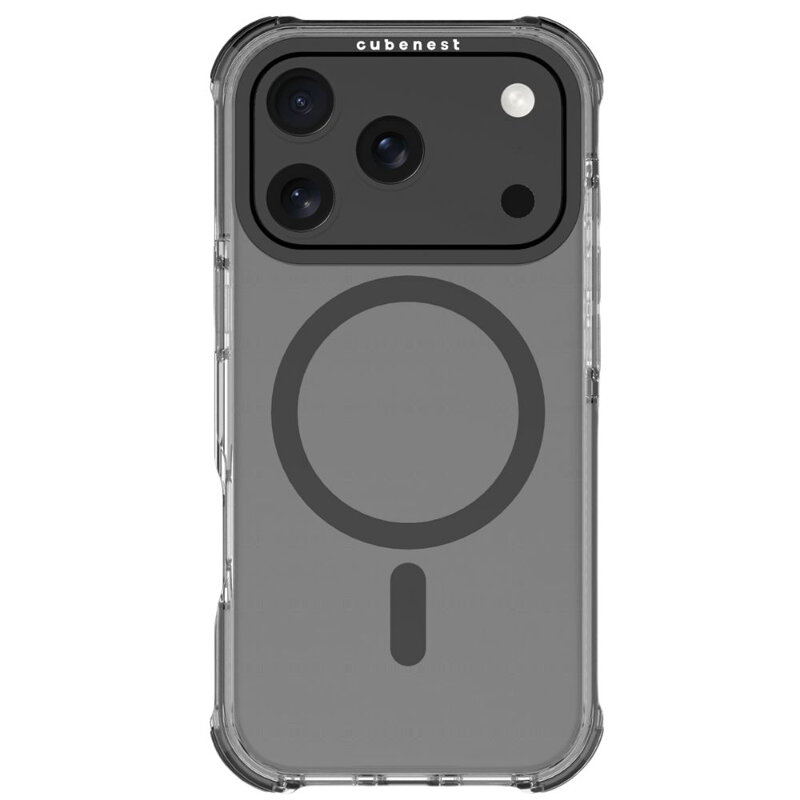 Cubenest iPhone 17 Pro Case MagPro Strong Guard Black
