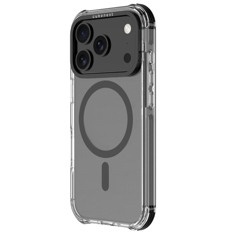 Cubenest iPhone 17 Pro Case MagPro Strong Guard Black