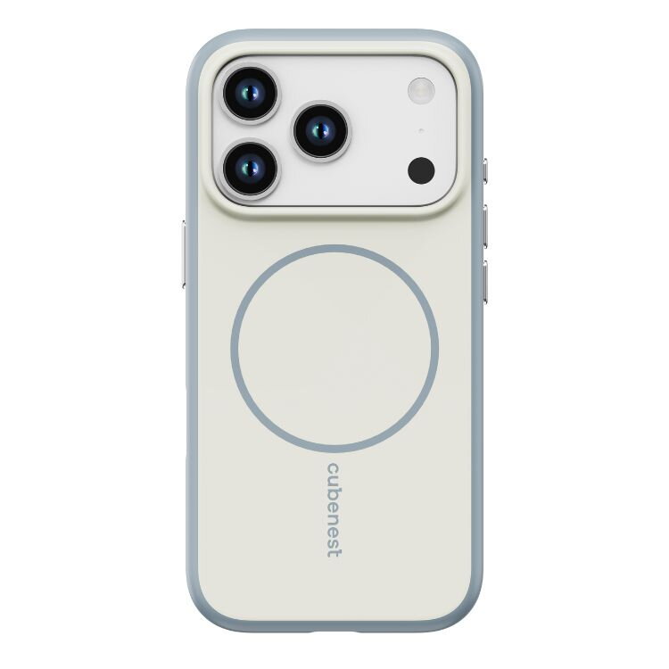 Cubenest iPhone 17 Pro Case MagSafe compatible matte beige
