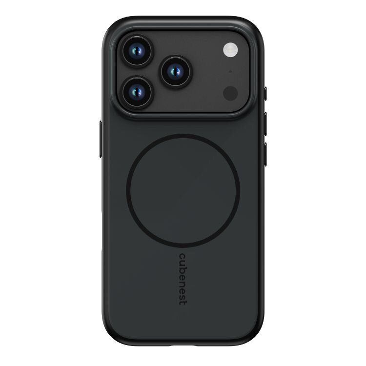 Cubenest iPhone 17 Pro Case MagSafe compatible matte black