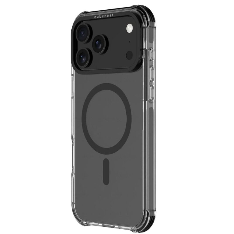 Cubenest iPhone 17 Pro Max Case MagPro Strong Guard Black