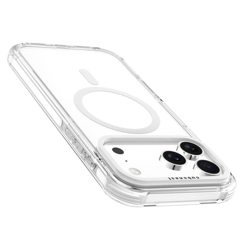 Cubenest iPhone 17 Pro Max Case MagPro Strong Guard white