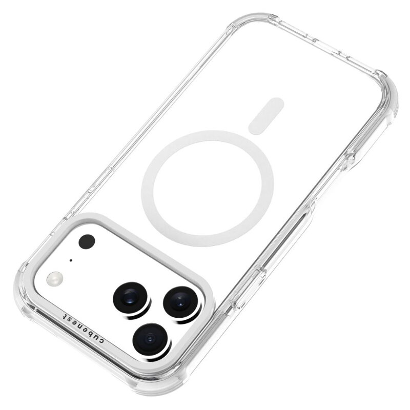 Cubenest iPhone 17 Pro Max Case MagPro Strong Guard white