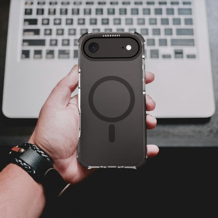 Cubenest iPhone 17 Air Case MagPro Strong Guard black