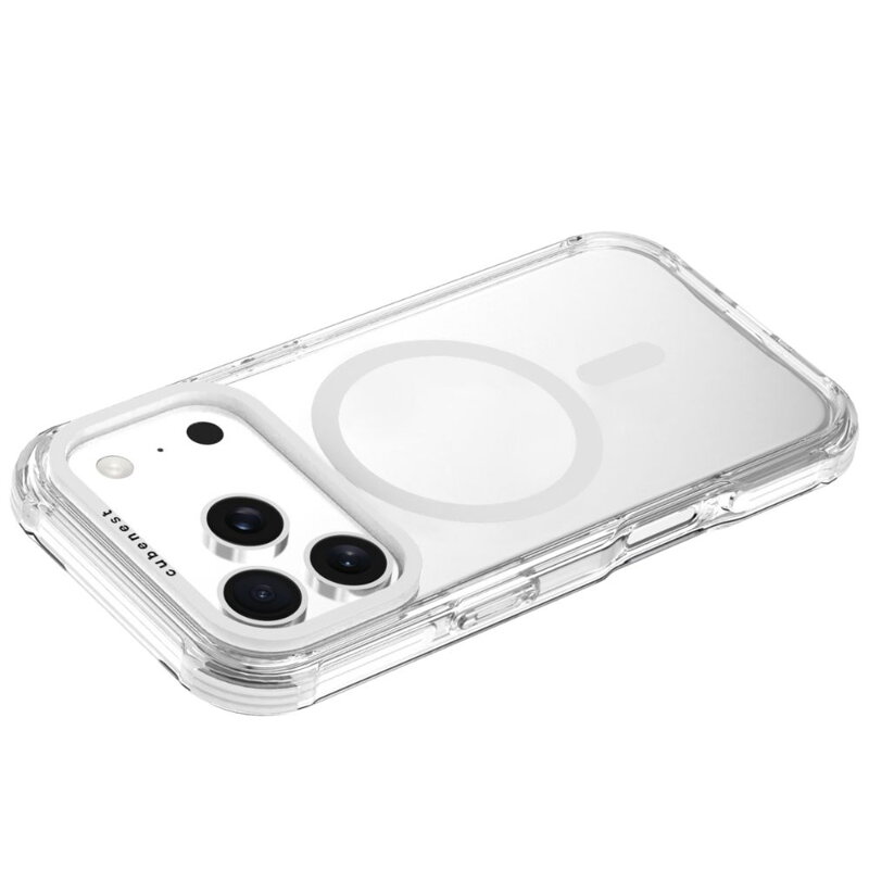 Cubenest iPhone 17 Pro Case MagPro Strong Guard white