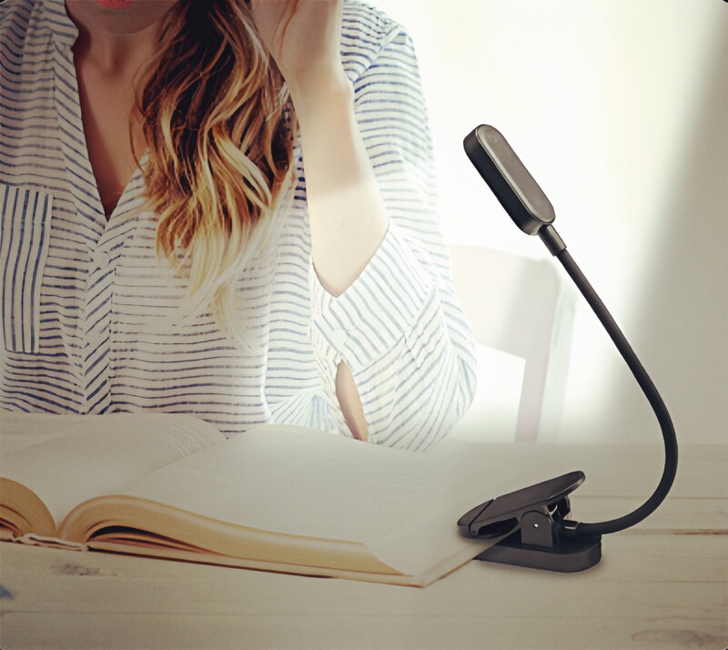 Cubenest LED Clip-on Lamp LTW02 black