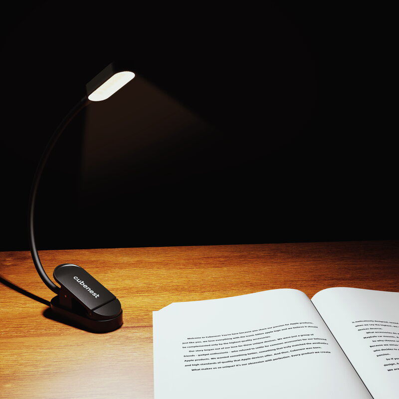 Cubenest LED Clip-on Lamp LTW02 black