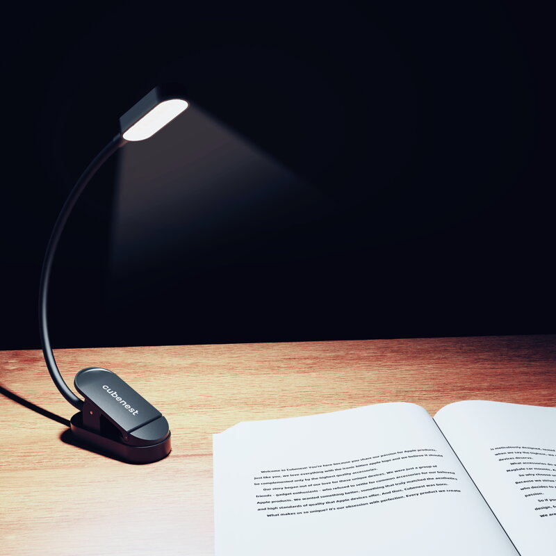 Cubenest LED Clip-on Lamp LTW02 black