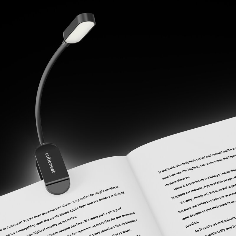 Cubenest LED Clip-on Lamp LTW02 black