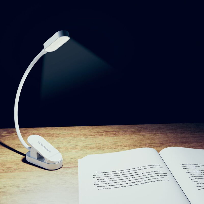 Cubenest LED Clip-on Lamp LTW02 white