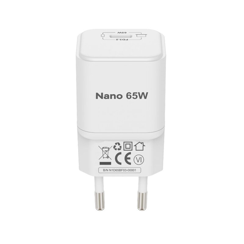 Cubenest PD GaN Nano Adapter USB-C 65W N1D65