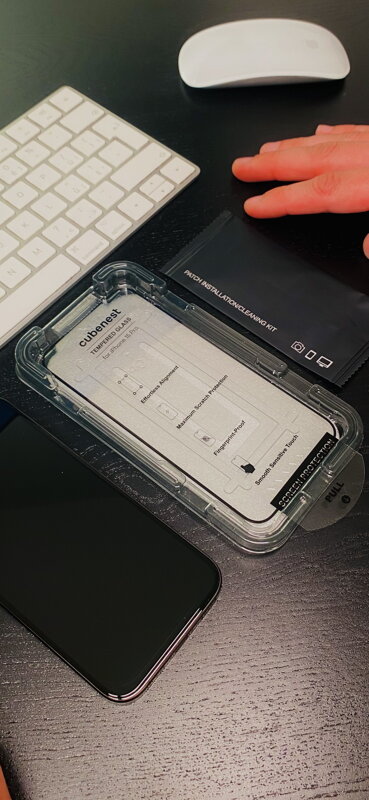 Cubenest Tempered Glass for iPhone 15 Pro