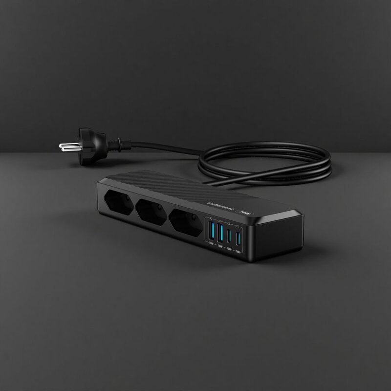 Cubenest PD GaN PowerStrip SlimLine 7in1 Extended USB 70W