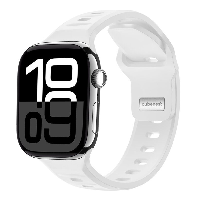 Apple Watch Premium Sports Band White
