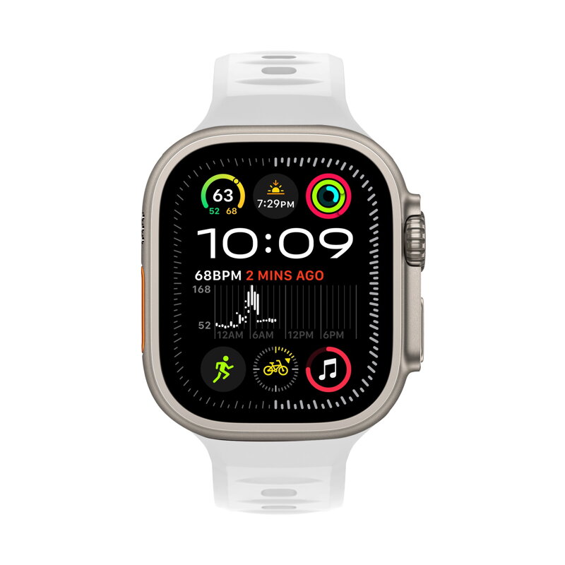 Apple Watch Premium Sports Band White