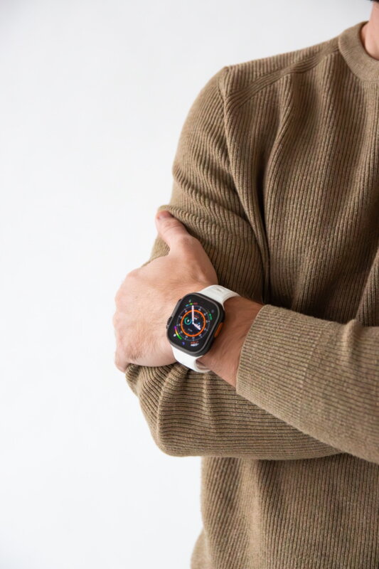 Apple Watch Premium Sports Band White