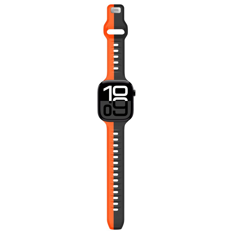 Apple Watch Premium Sports Band Black/Orange