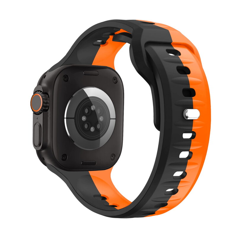 Apple Watch Premium Sports Band Black/Orange