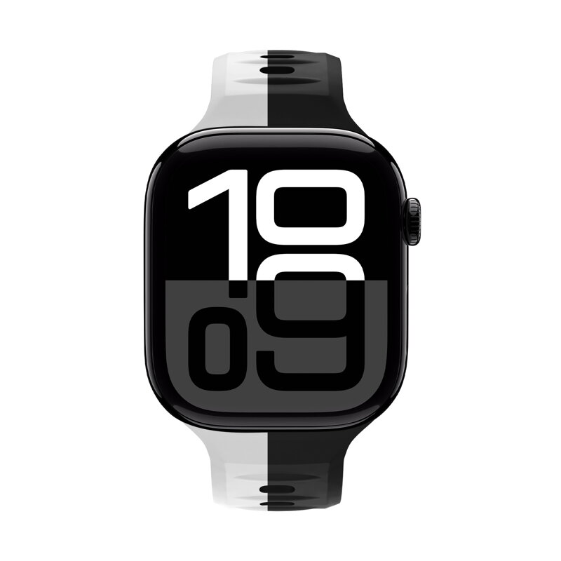 Apple Watch Premium Sports Band Black/Grey