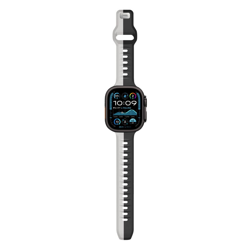 Apple Watch Premium Sports Band Black/Grey