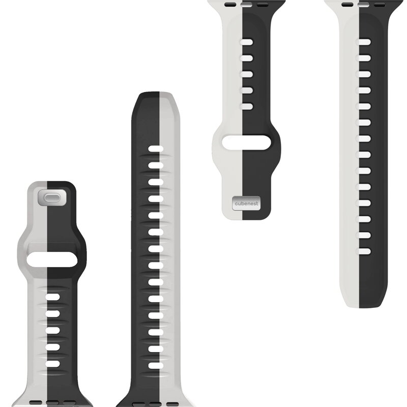 Apple Watch Premium Sports Band Black/Grey
