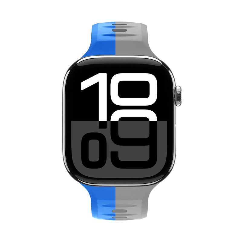 Apple Watch Premium Sports Band Blue/Grey