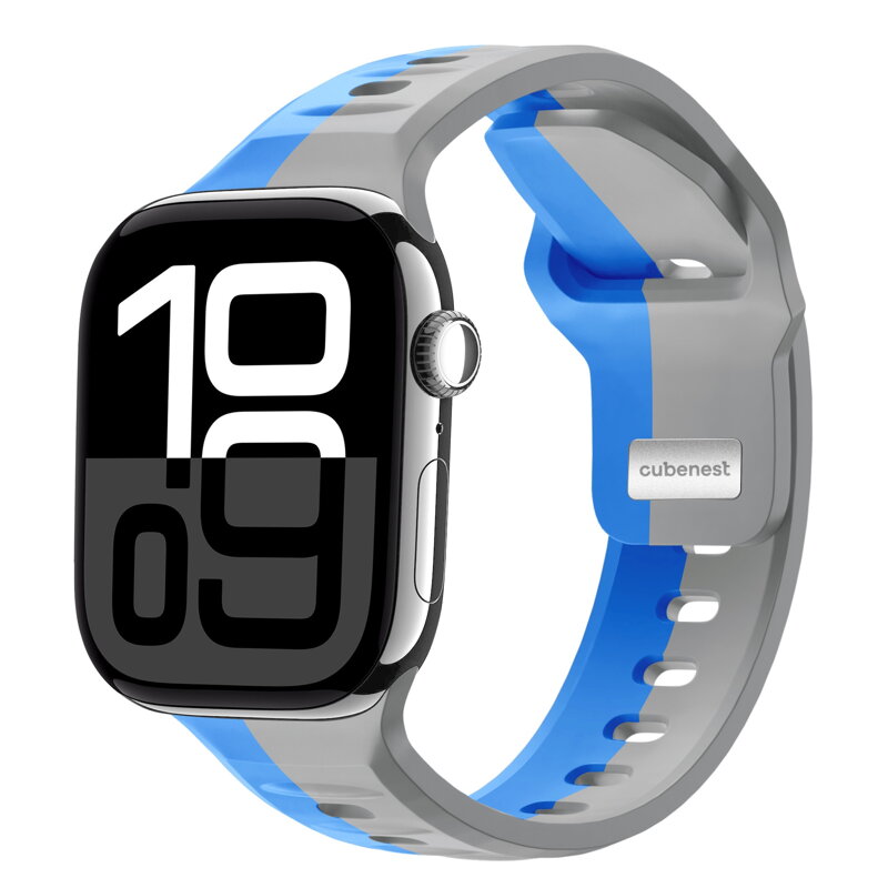 Apple Watch Premium Sports Band Blue/Grey