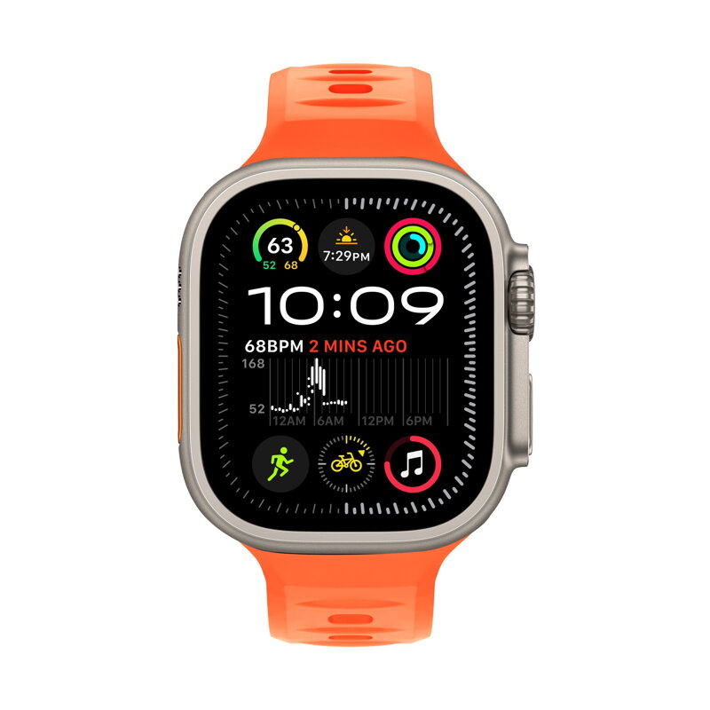 Apple Watch Premium Sports Band Orange