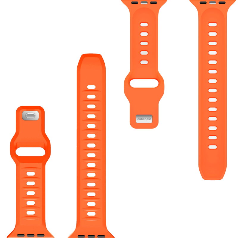 Apple Watch Premium Sports Band Orange
