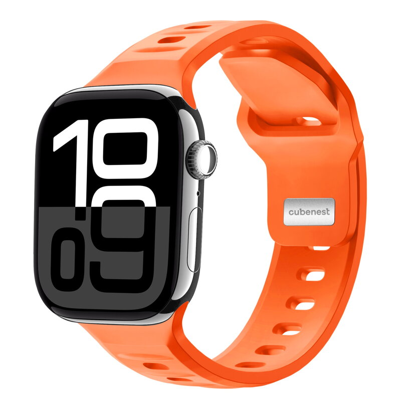 Apple Watch Premium Sports Band Orange