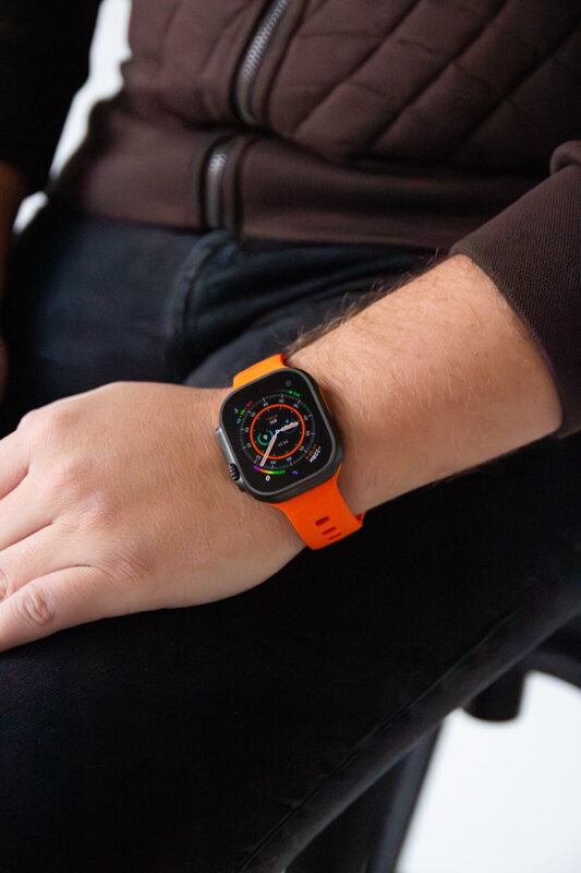 Apple Watch Premium Sports Band Orange