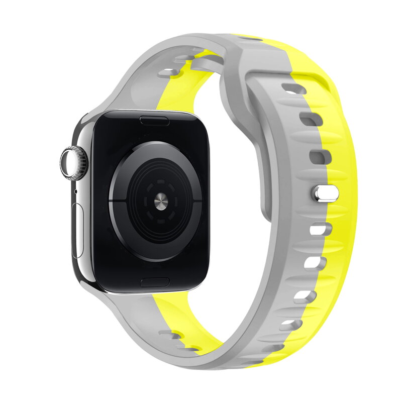 Apple Watch Premium Sports Band Yellow/Grey