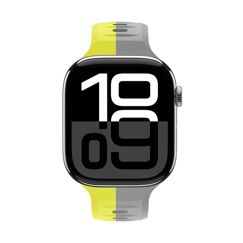 Apple Watch Premium Sports Band Yellow/Grey