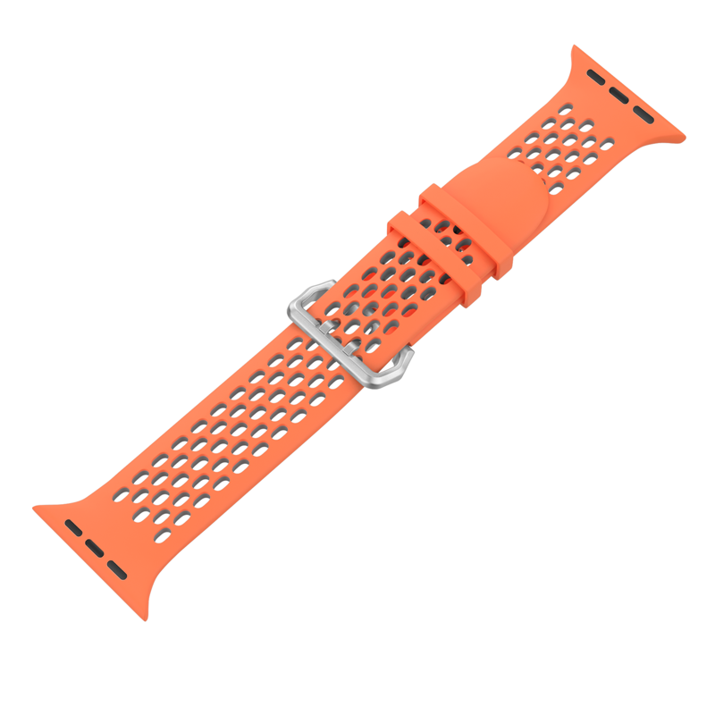 Apple Watch Sport Band Orange/Grey