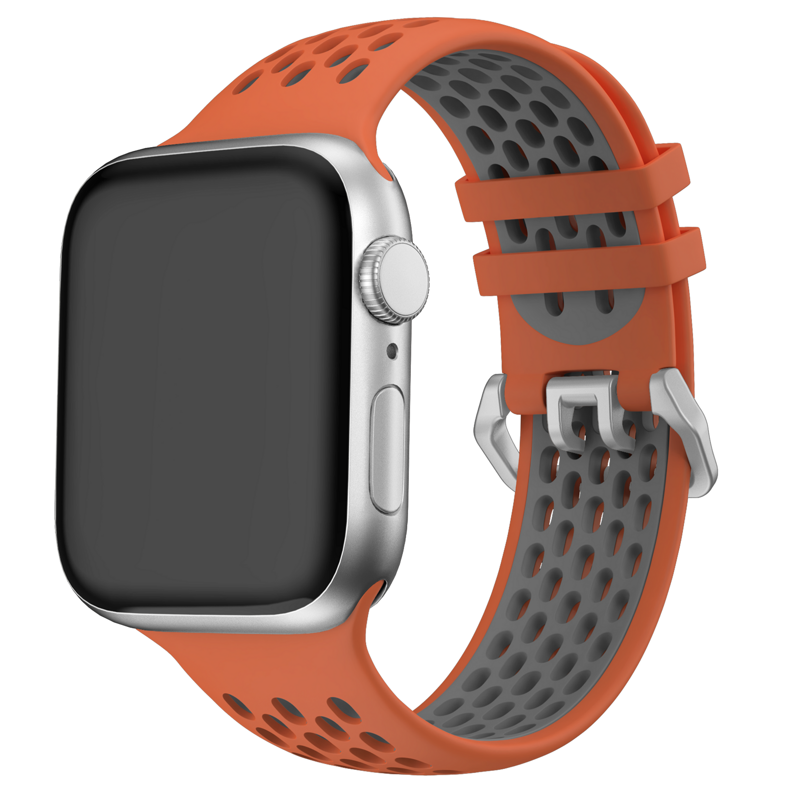 Apple Watch Sport Band Orange/Grey