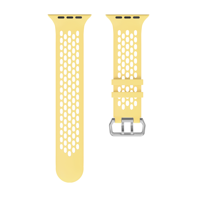 Apple Watch Sport Band Yellow/White