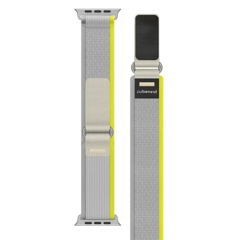 Apple Watch Strap Trail Loop Beige/Yellow