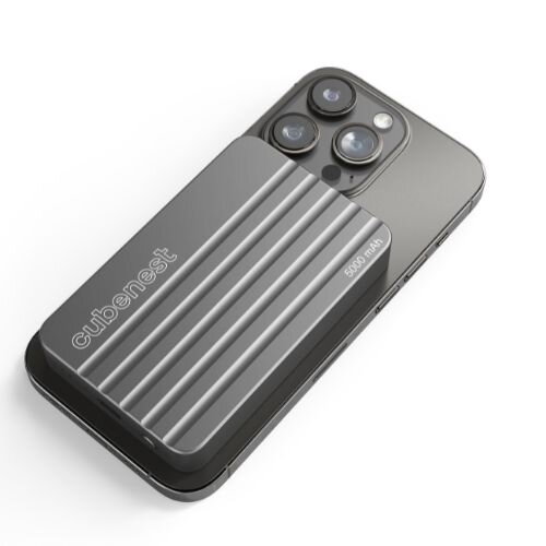 Cubenest Magnetic Wireless PowerBank 5000 mAh S1B1 grey