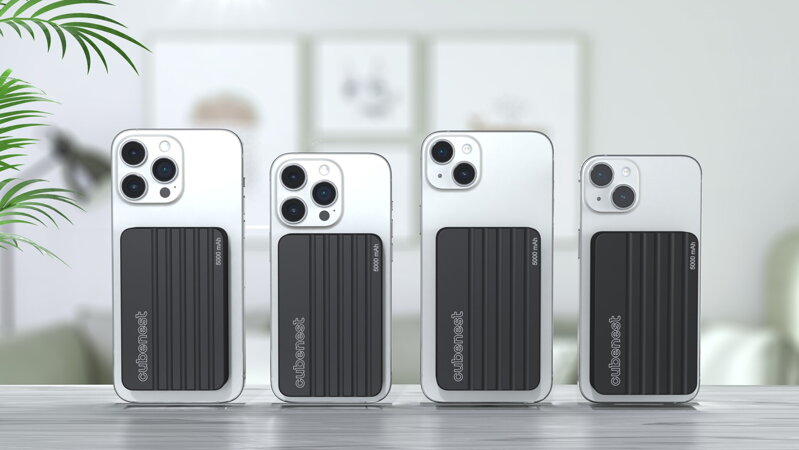 Cubenest Magnetic Wireless PowerBank 5000 mAh S1B1 black