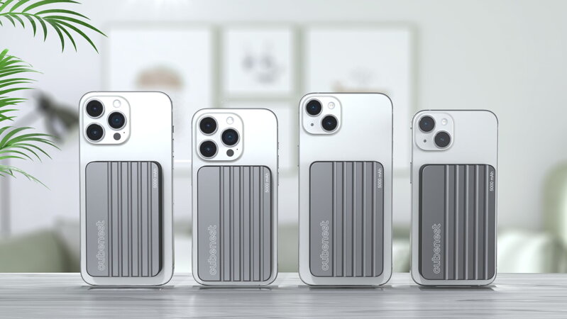 Cubenest Magnetic Wireless PowerBank 5000 mAh S1B1 grey